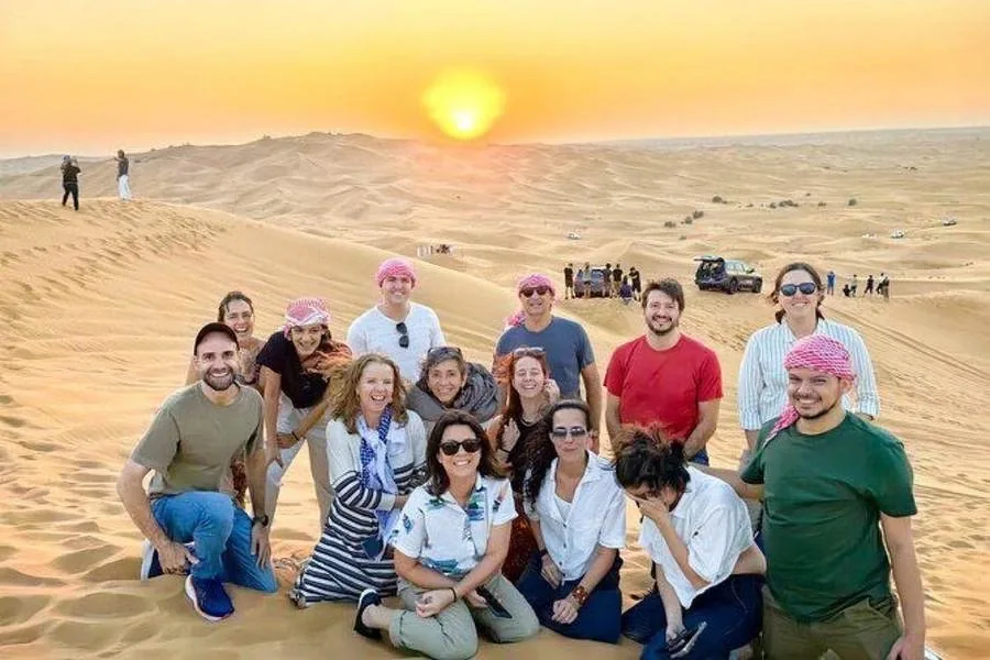 Morning desert safari